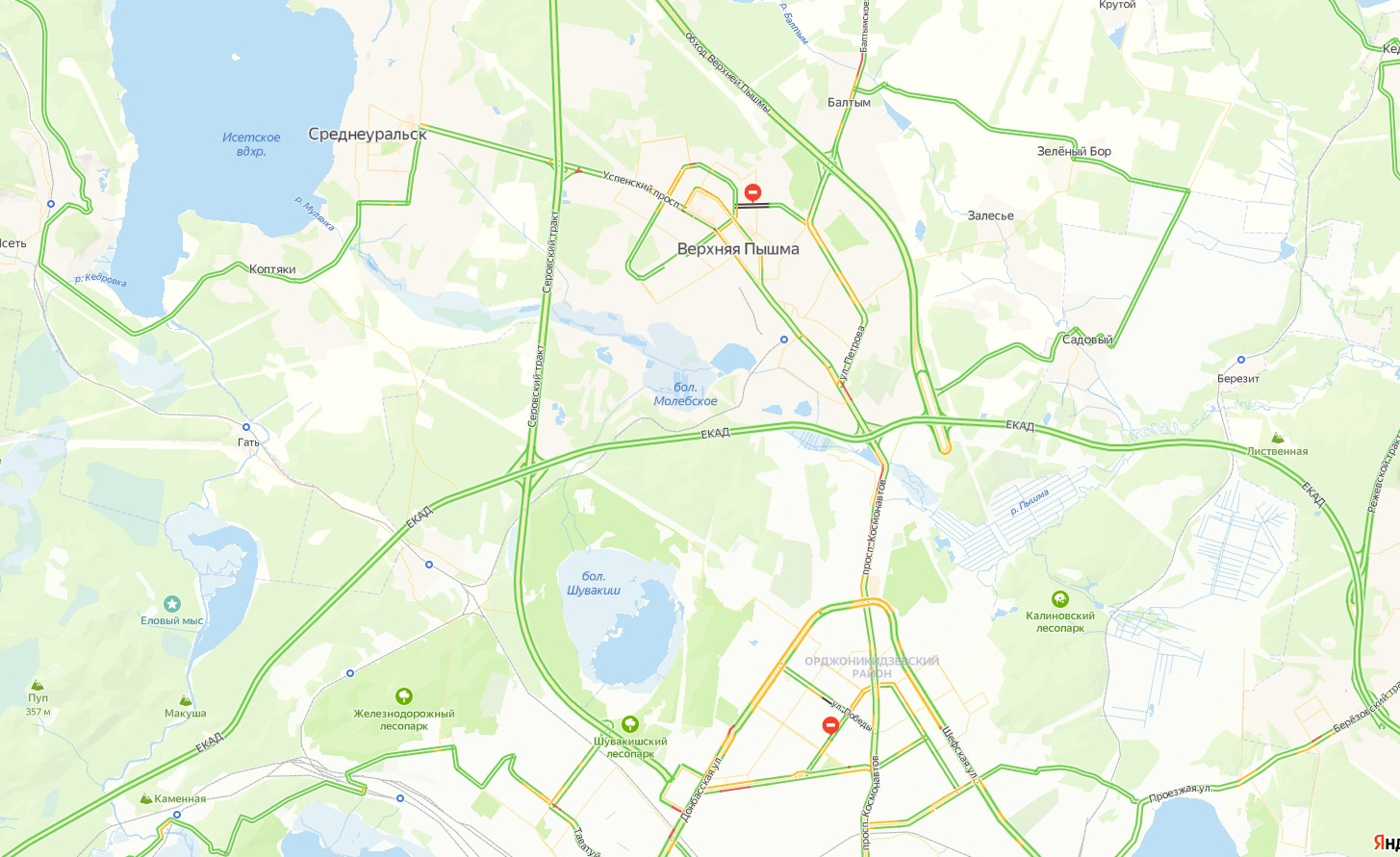 Трасса ревда екатеринбург пробки