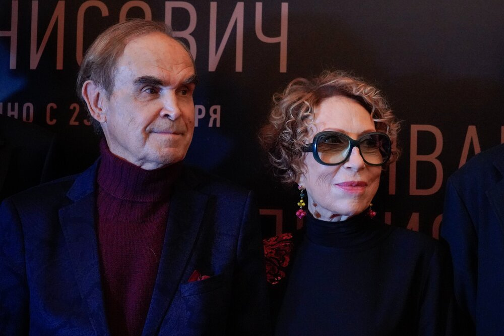 Глеб Панфилов со своей женой Инной Чуриковой