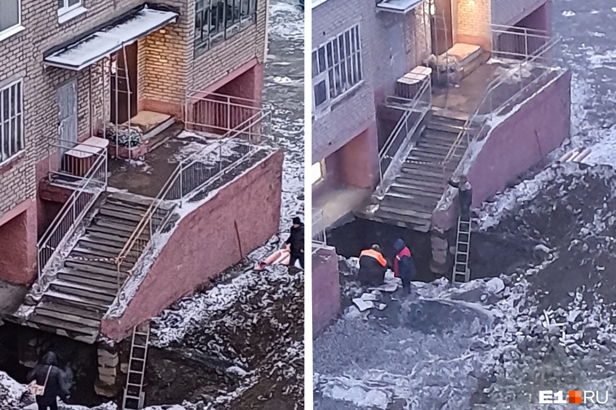 «Мы что, суперниндзя?» На Урале коммунальщики перекопали выход из подъезда многоэтажки