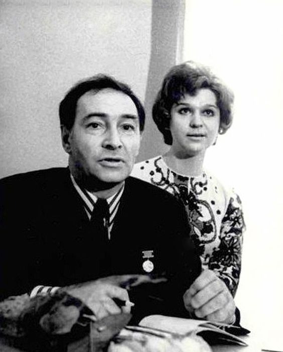 Вячеслав Тихонов со второй женой Тамарой Ивановной