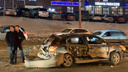 Массовое ДТП произошло на улице Ипподромской в Новосибирске — кадры с места аварии