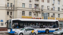 Ростовский электробус попал в ДТП в первый день работы