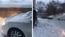 Неожиданно бросили снег с крыши: администрация Новосибирска вынесла предостережение УК