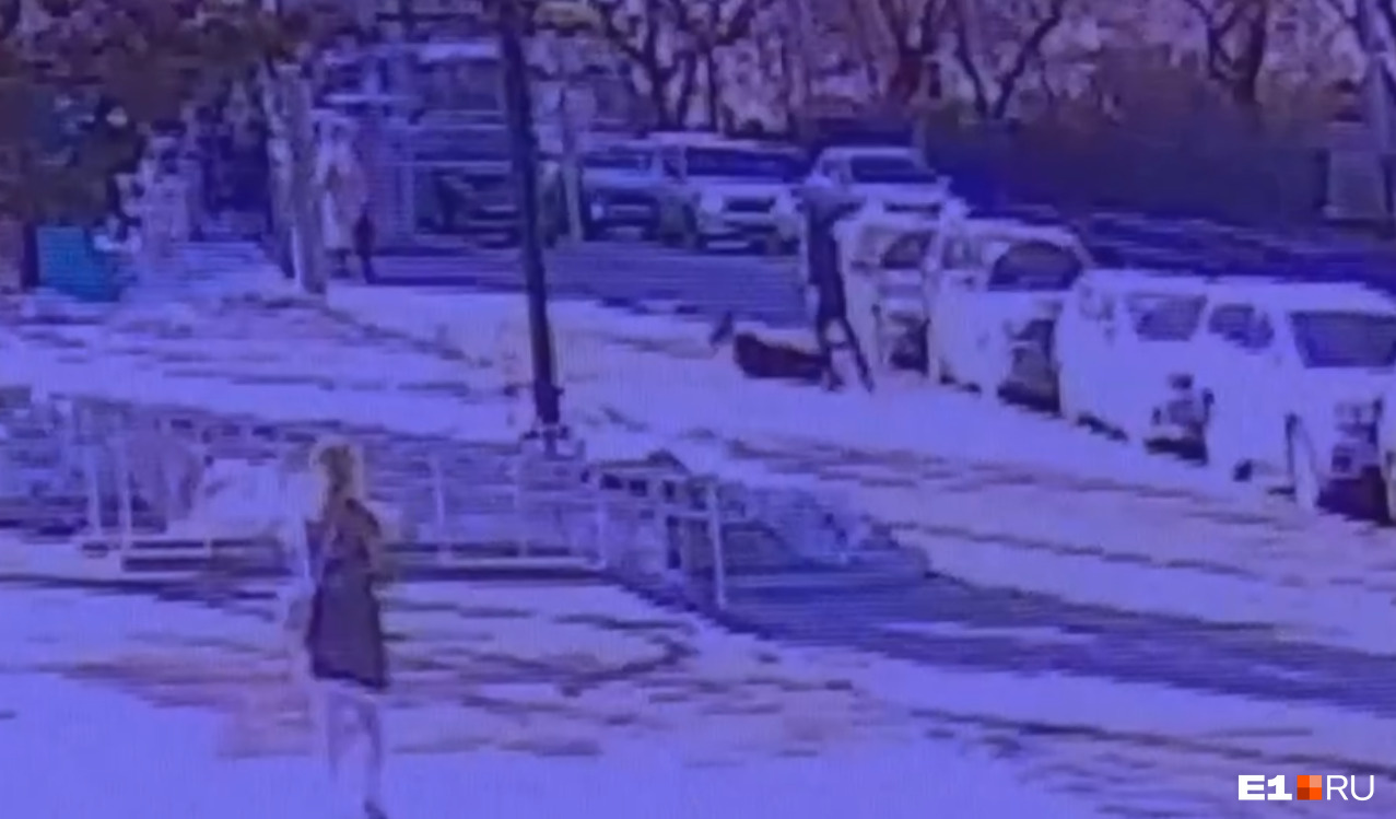 Со всей силы бросил на тротуар. Жертва неадеквата показала видео нападения на нее в центре Екатеринбурга