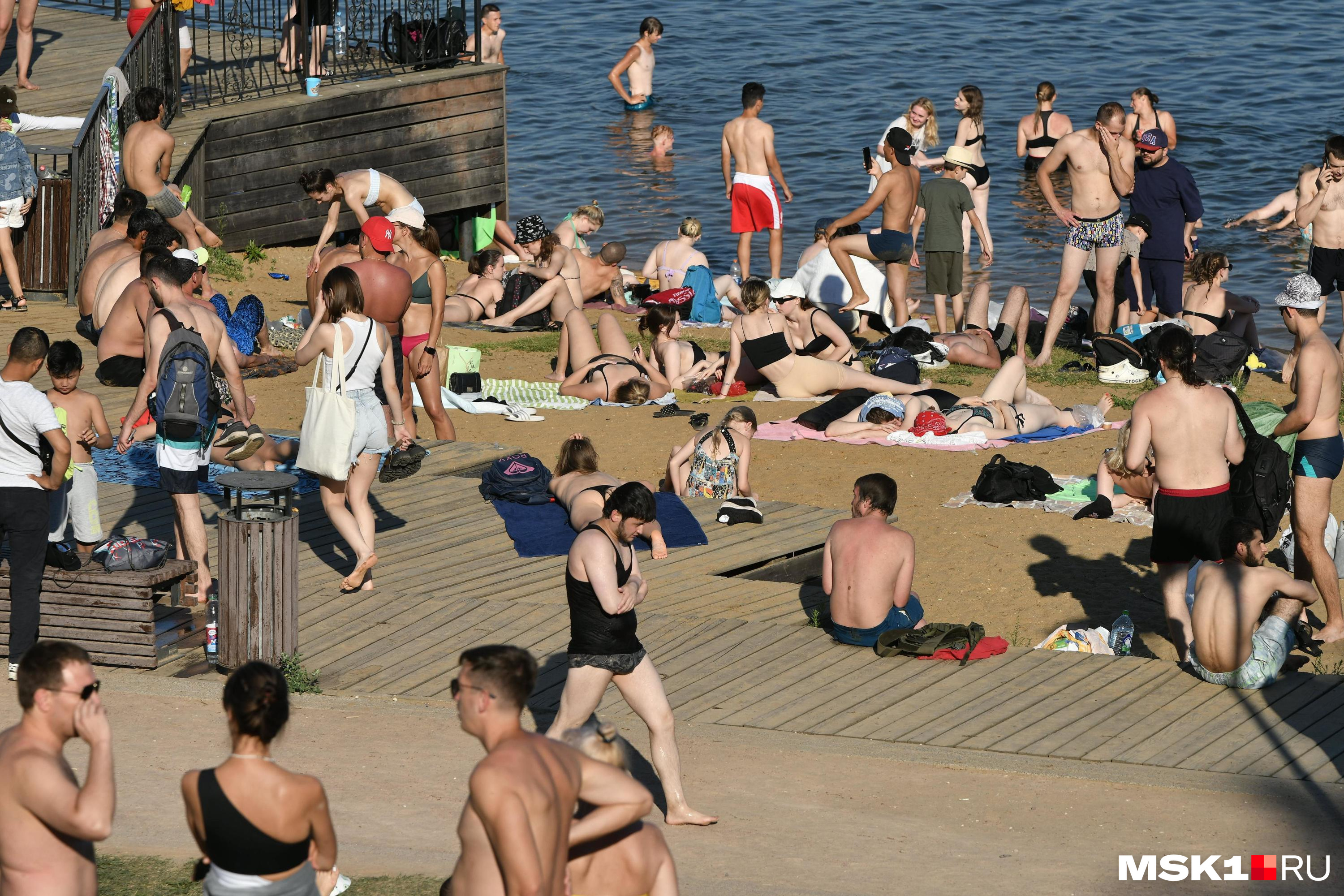 Пляжи в москве где можно купаться