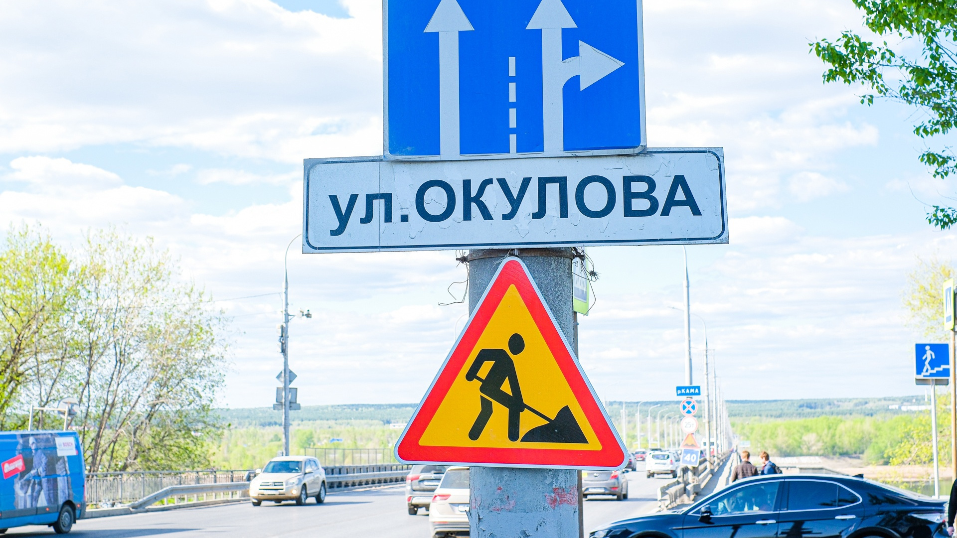 Пробки 9 баллов: в Перми возобновили ремонт Коммунального моста