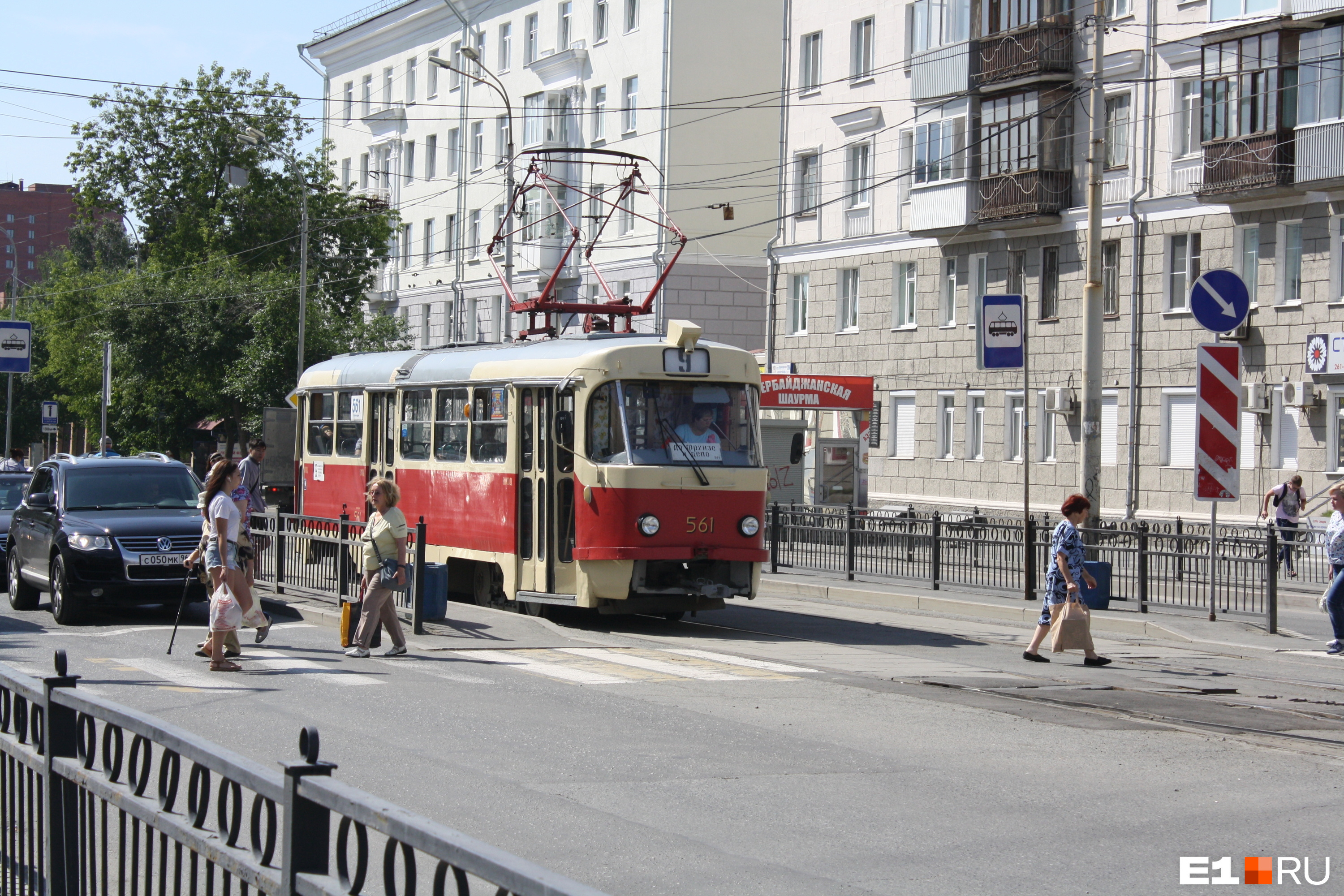 В Екатеринбурге изменят схему движения сразу трех трамвайных маршрутов
