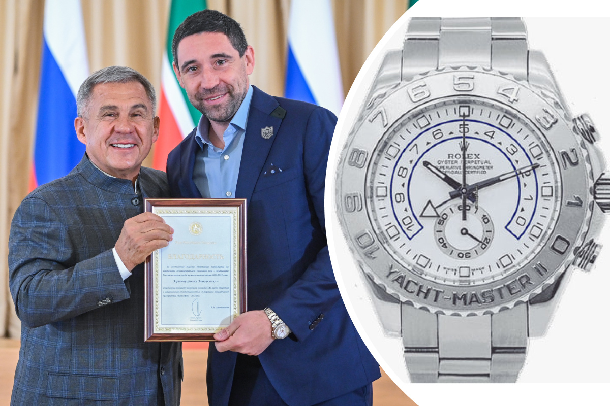 Глава Татарстана наградил хоккеистов серебряными медалями