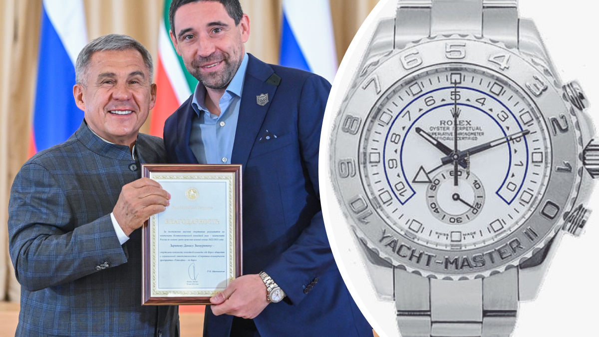 Зарипов выбрал часы Rolex на встречу с Миннихановым. Рассматриваем «котлы» других игроков «Ак Барса»
