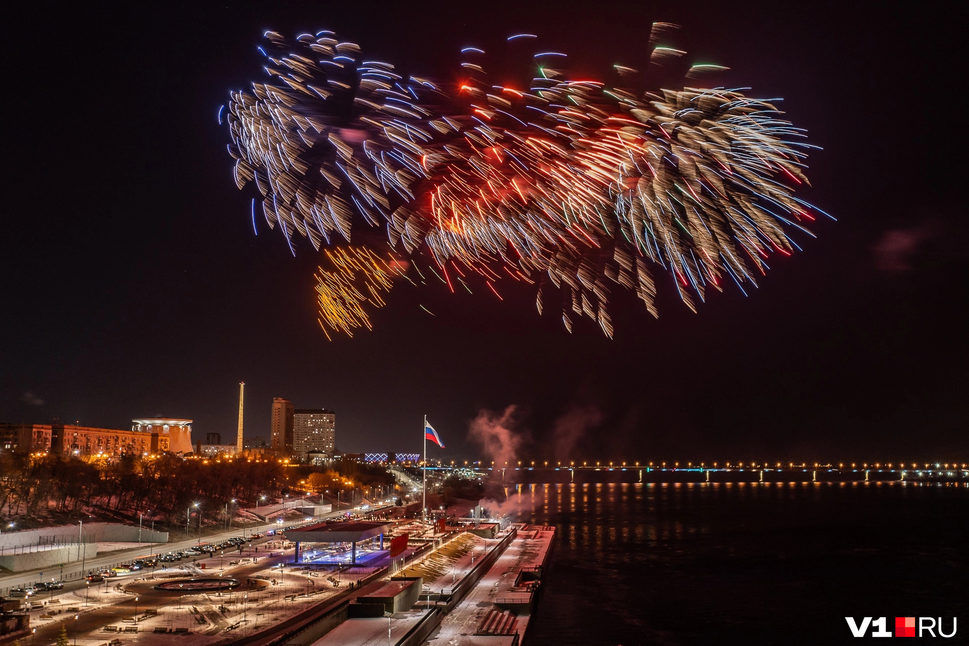 Салют в Волгограде