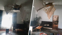 В Ростове град пробил крышу жилого дома и обрушил потолок