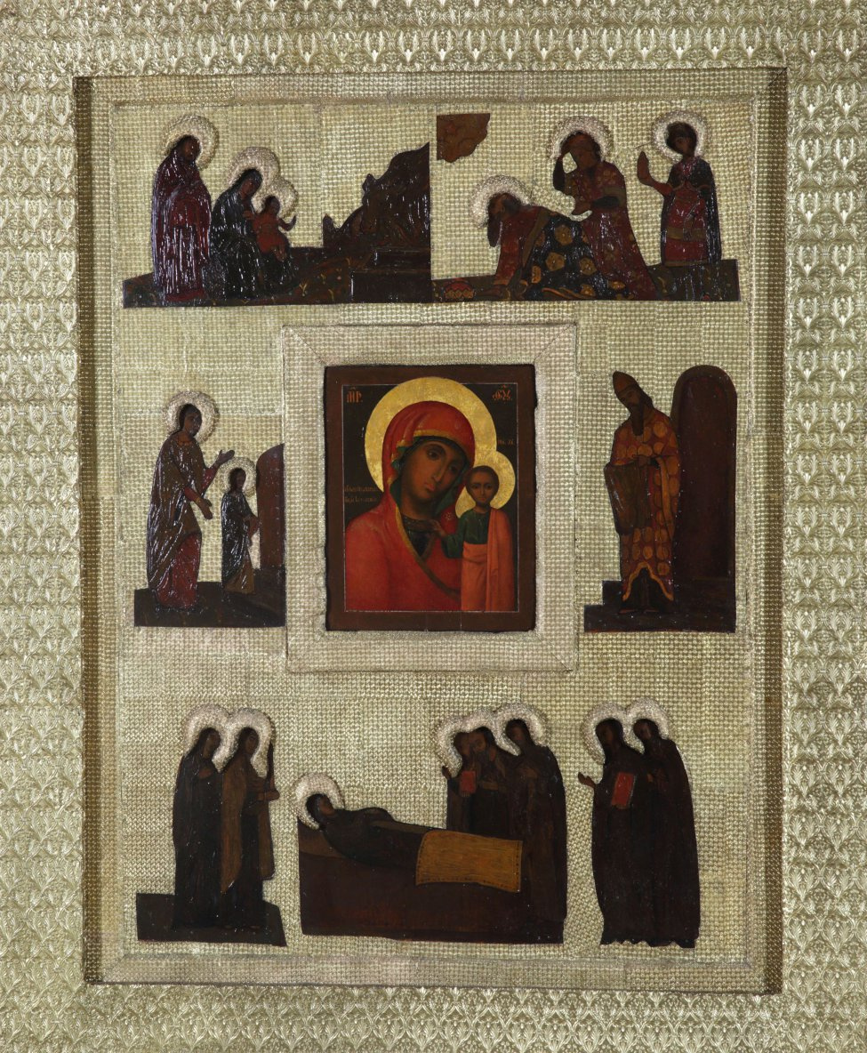 Пермский иконостас Николая Рериха. Богоматерь Казанская. Богородичные праздники Пермский иконостас Николая Рериха. Богоматерь Казанская. Богородичные праздники