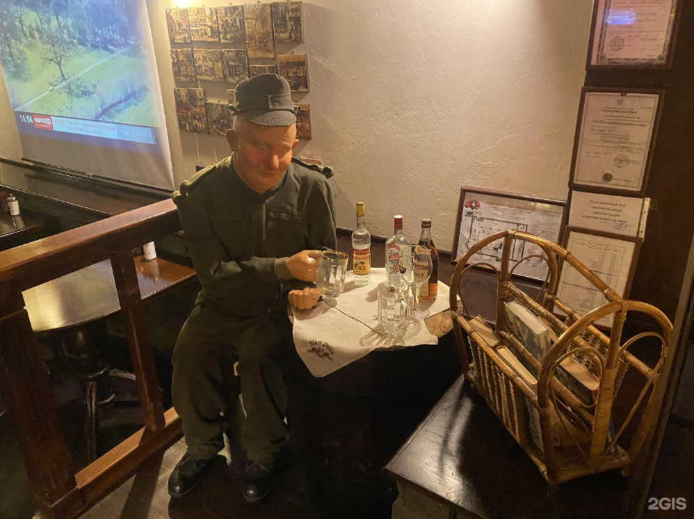 Фигура Швейка в ресторане «Старая Прага»