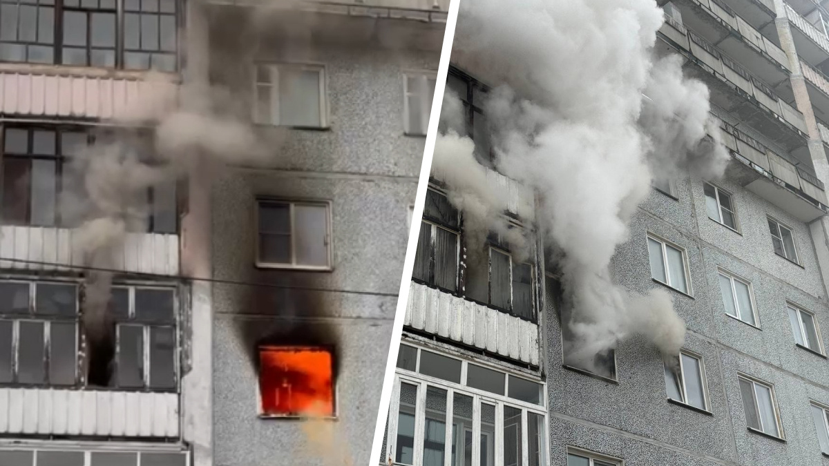 «Пострадали жильцы»: в Архангельске загорелся многоквартирный дом