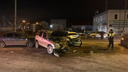 Капоты в хлам, есть пострадавшие: в Самаре столкнулись три машины