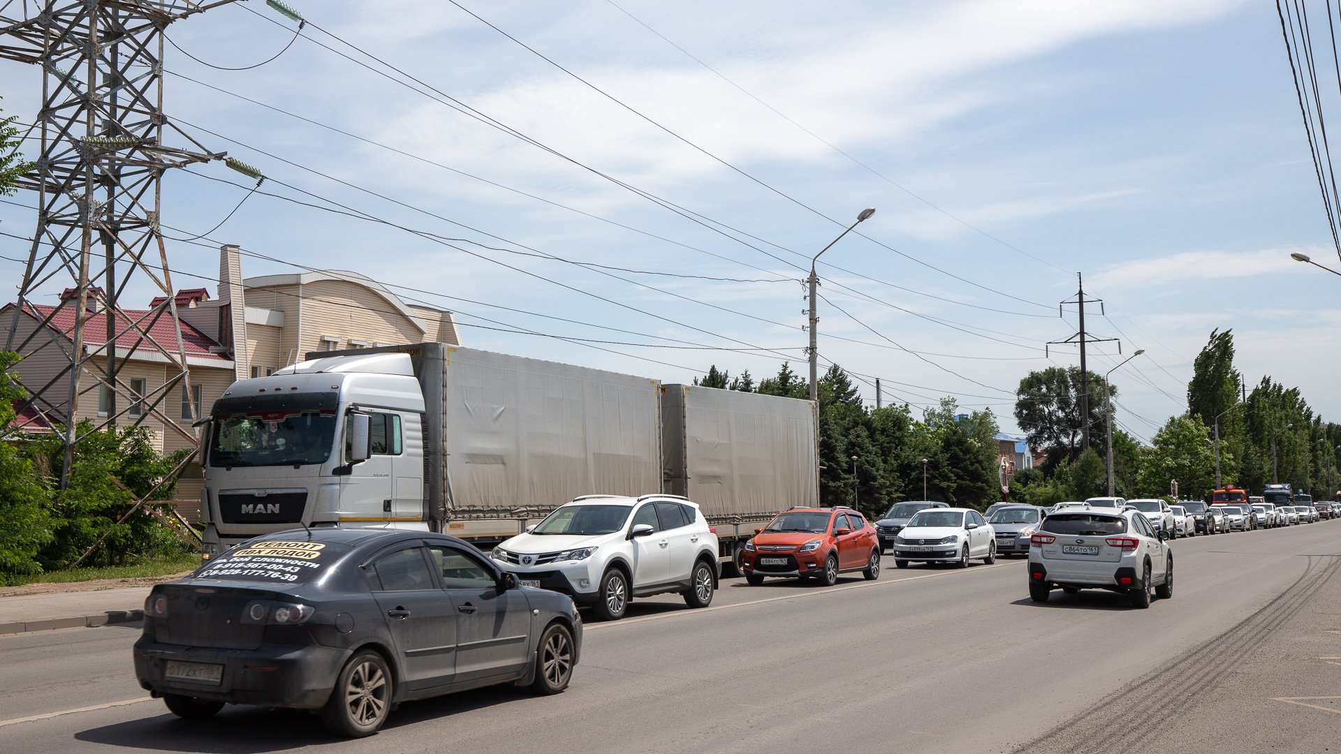 Четыре въезда в Ростов закроют для грузовиков
