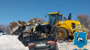 Погиб пассажир: на А-300 Toyota разбилась о снегоуборочную машину