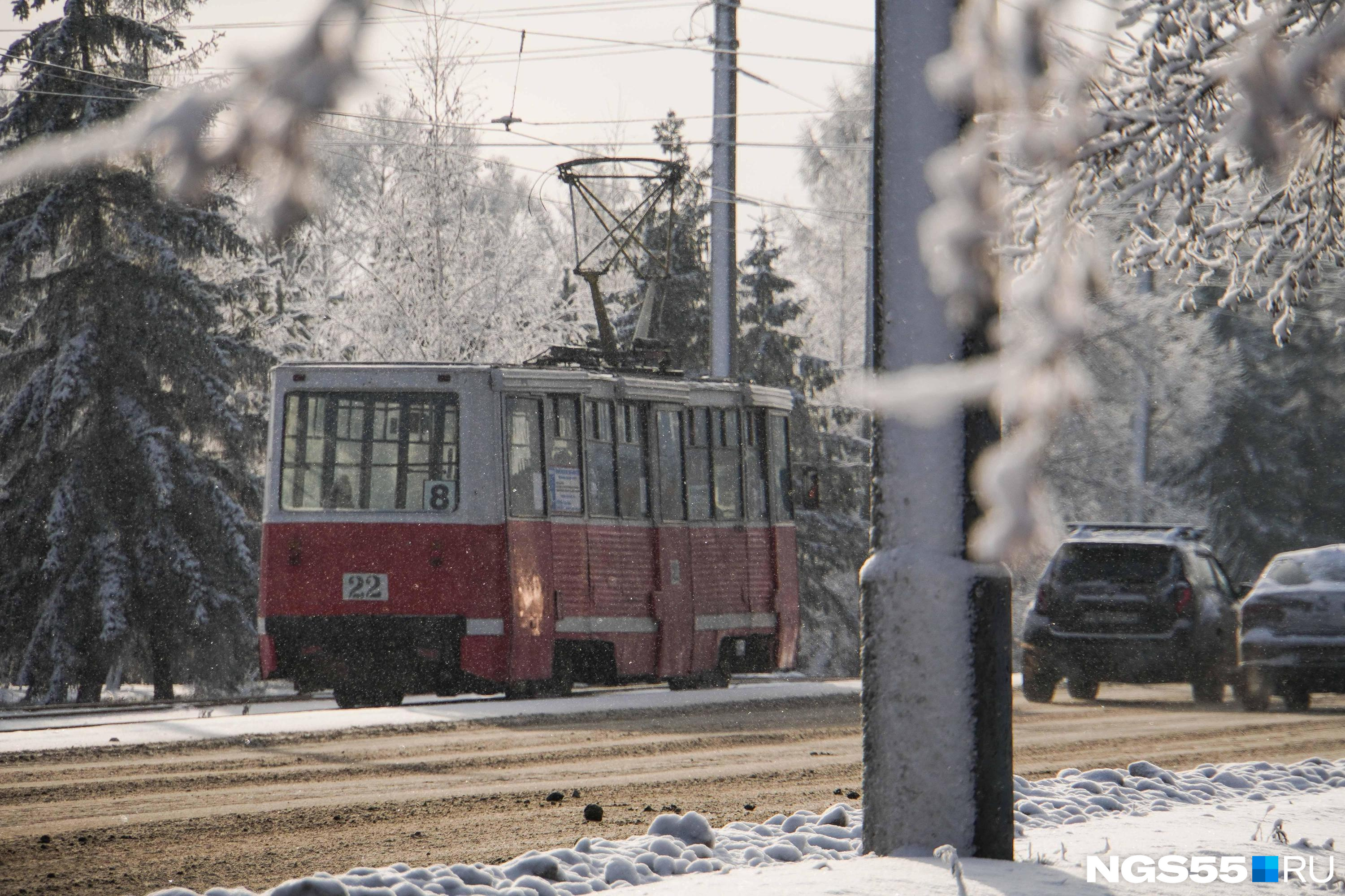 В Омске движение трамваев временно прекратят из-за ремонта