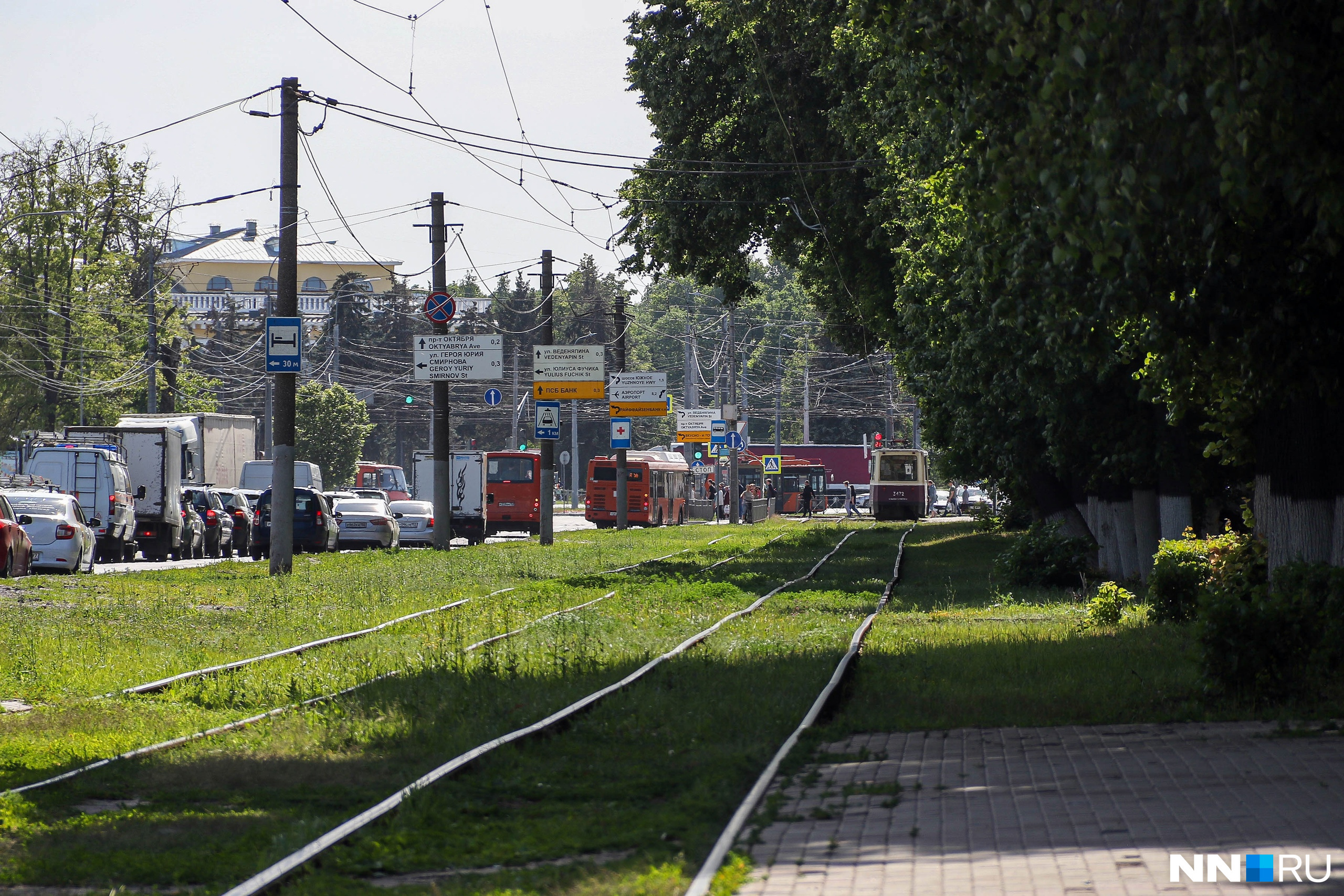 Движение на кольцевой развязке в Автозаводском районе частично ограничат из-за ремонта трамвайных путей