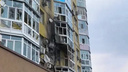 Появилось видео столкновения беспилотника с многоэтажкой в Воронеже