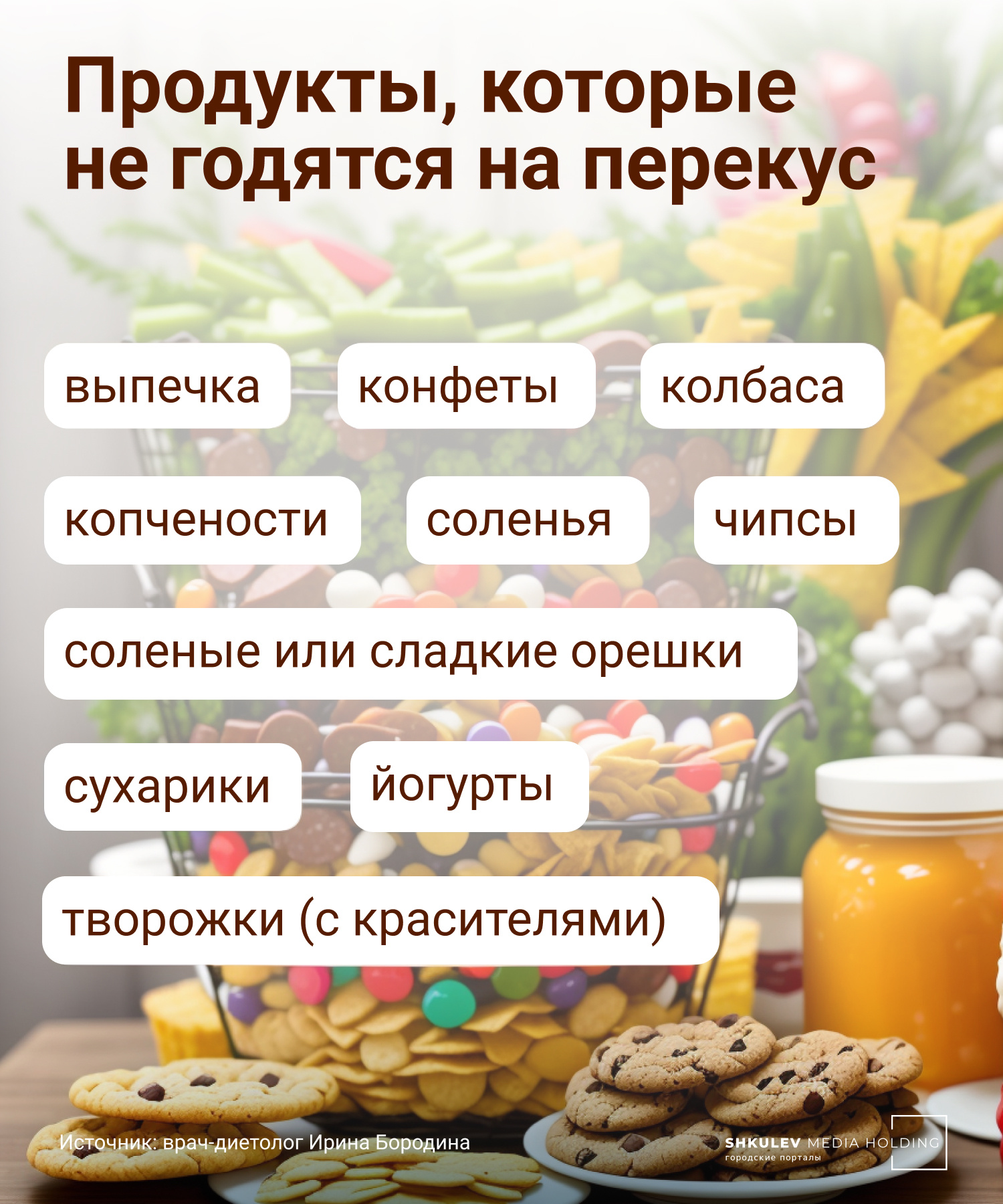 Продукты, которыми нельзя перекусывать, советы диетологов - 10 апреля 2023  - ФОНТАНКА.ру