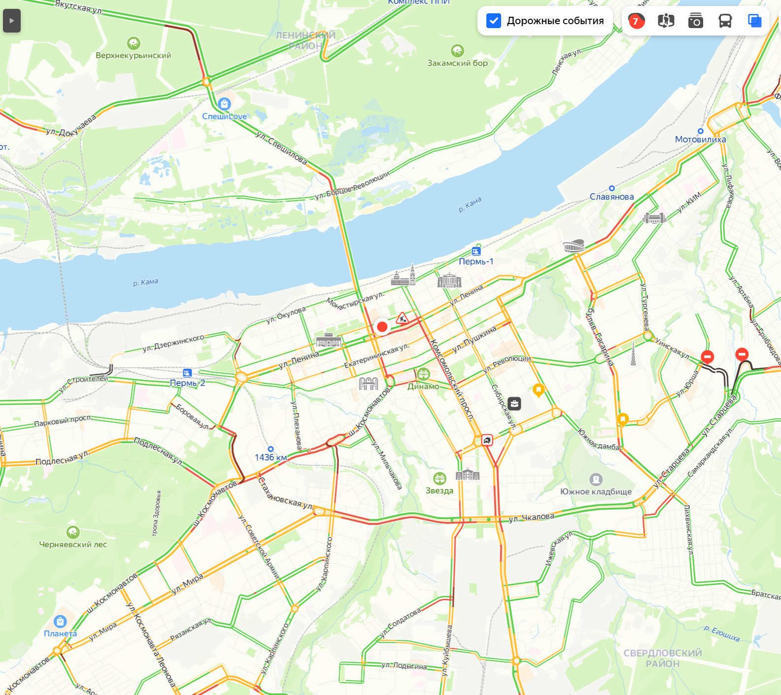 Пробки на карте перми сейчас. Карта Пермь пробок.