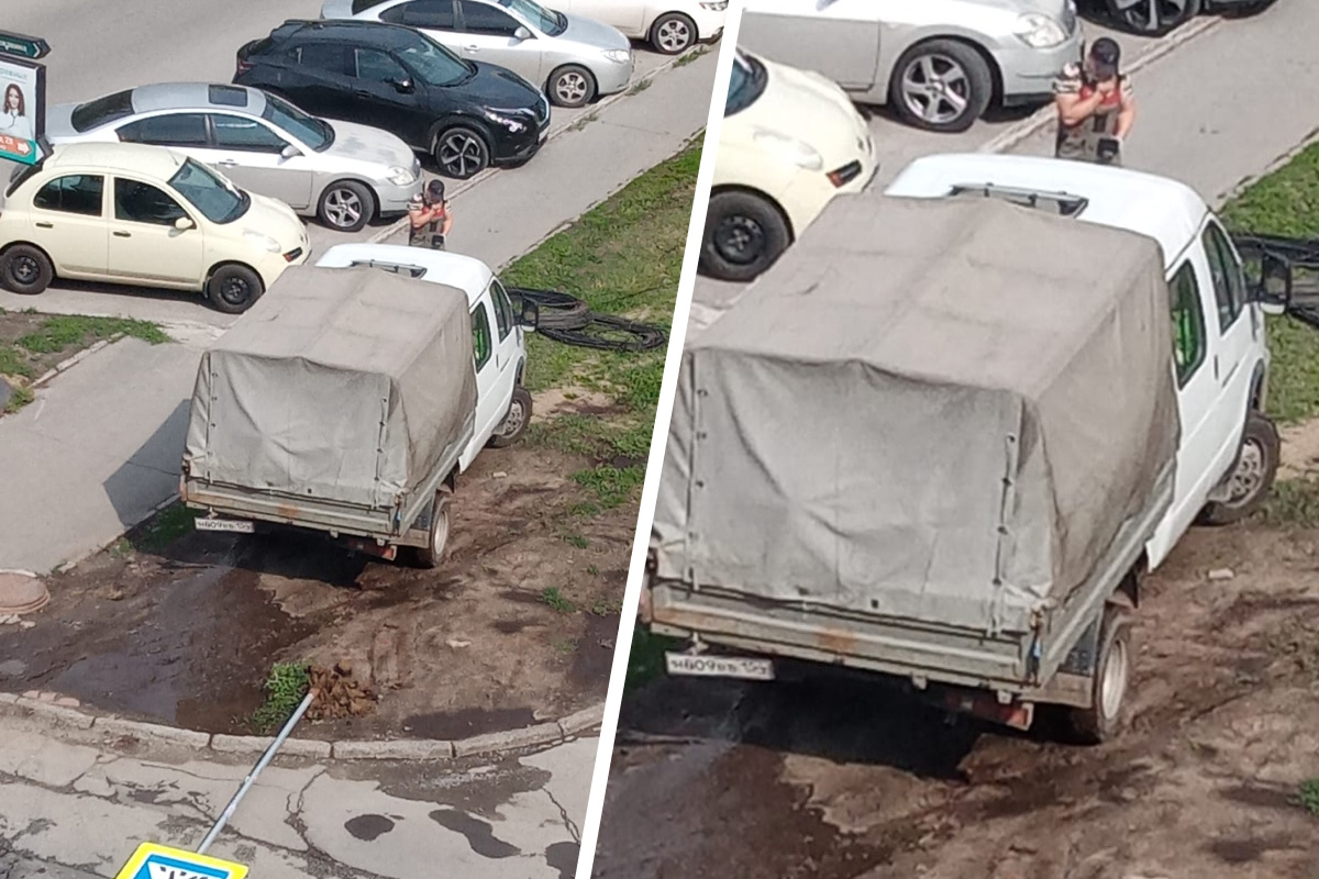 На этой машине ездят рабочие На этой машине ездят рабочие