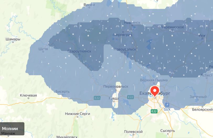 Погода каменск уральский свердловская область на 14. Карта зима.