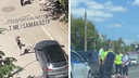 Уложили на асфальт: за что на Ново-Садовой скрутили водителя иномарки