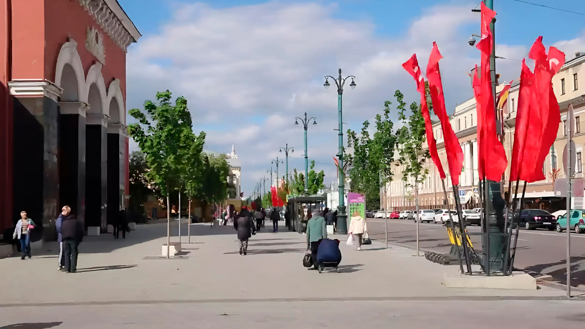 Проспект Революции в Воронеже сделают пешеходным — пока в тестовом режиме