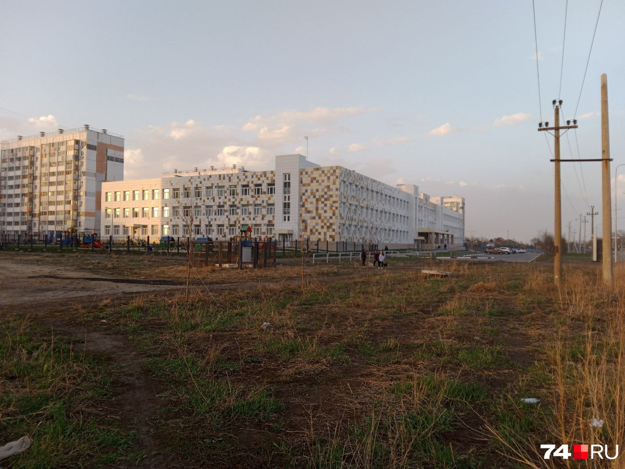 В новом корпусе школы №116 в поселке Яблочный учатся старшеклассники