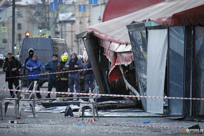 По последним данным, в результате взрыва в петербургском кафе пострадали 33 человека