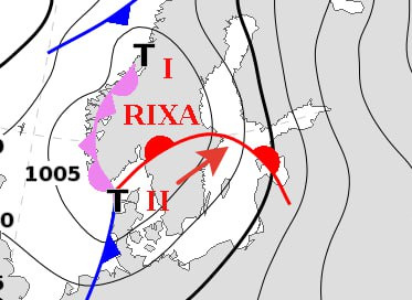 Знакомьтесь — это RIXA, она испортит нам субботу. Ждём ветер, ледяной дождь и повышение воды в Неве