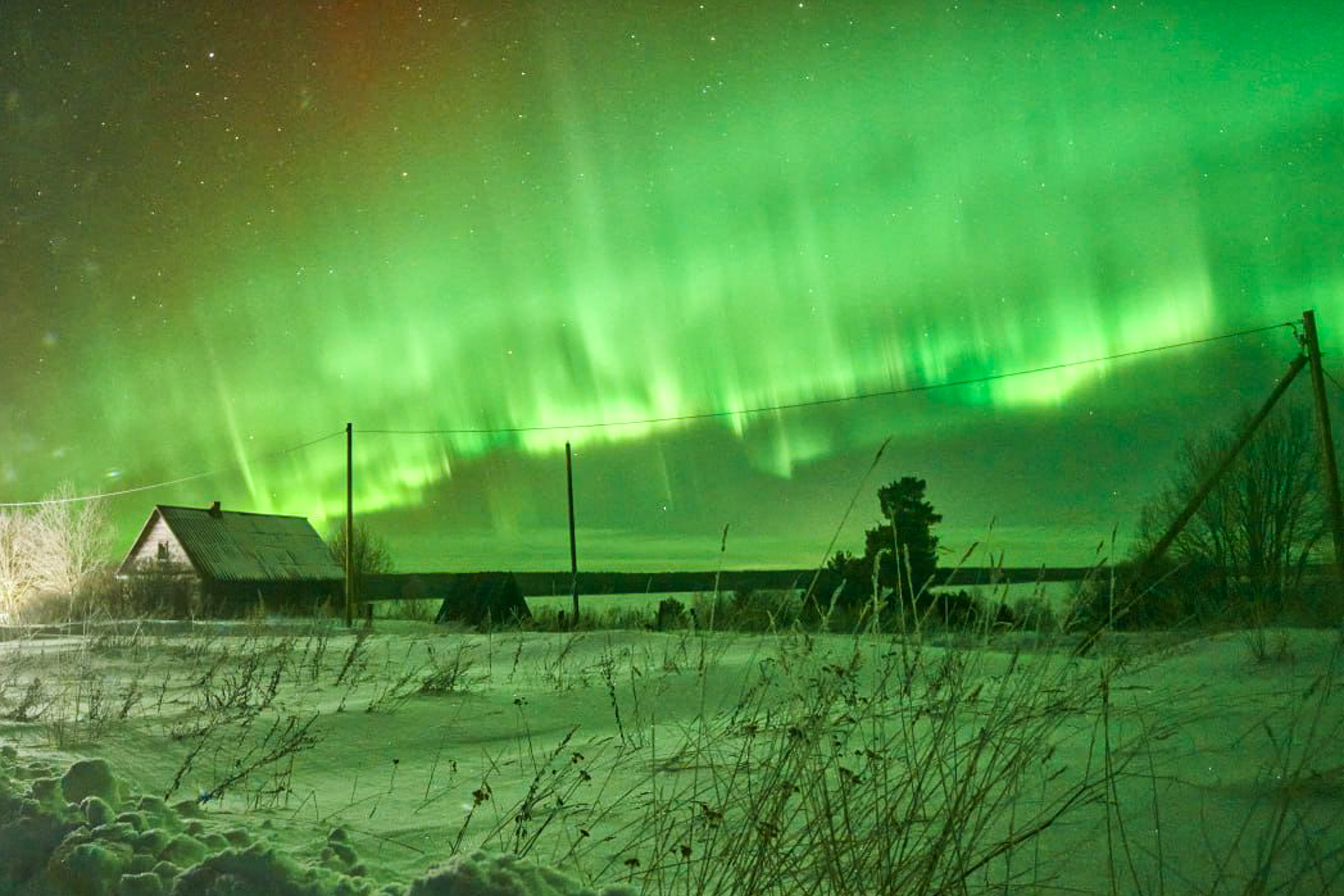 Северное сияние в смоленске 2023