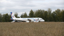 Чинят двигатель и охраняют: в авиакомпании объяснили, что будет с самолетом, севшим в новосибирскую пшеницу