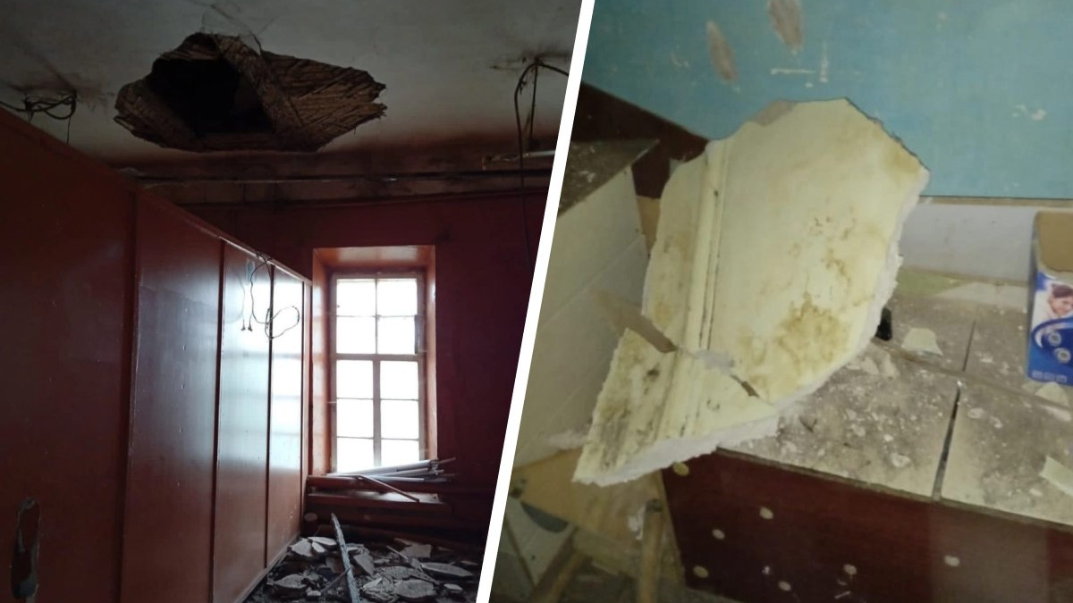 В Уфе за один день дважды обрушился потолок в одном из старейших домов, где до сих пор живут люди