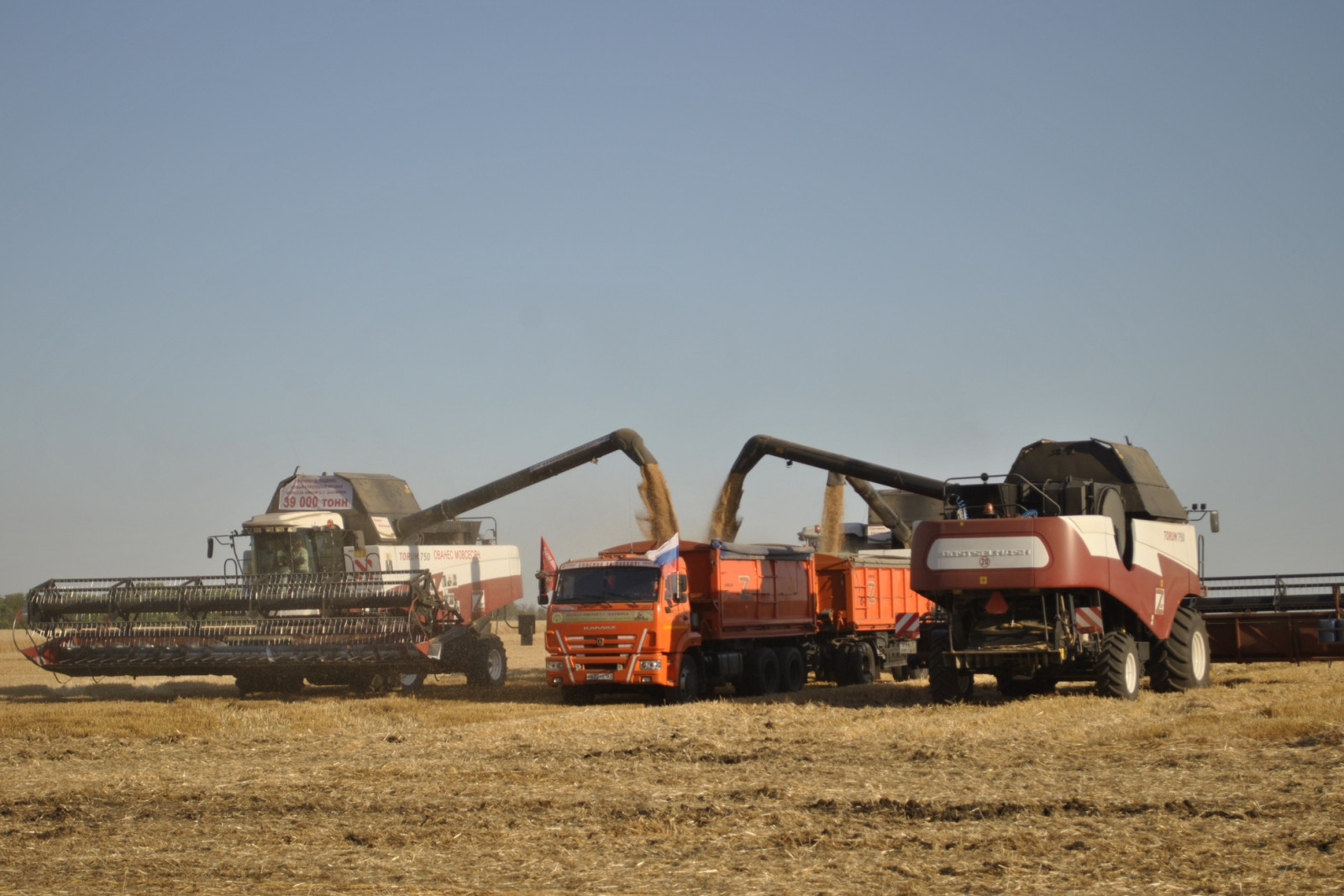 Четыре месяца подряд Россия экспортировала рекордный объем зерновых