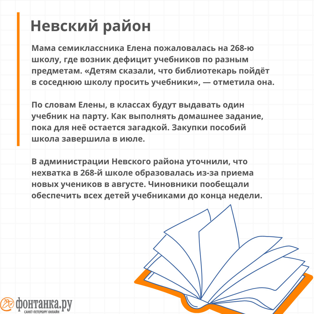 Учебники в Петербурге достались не всем. Рассказываем почему | 05.09.2023 |  Санкт-Петербург - БезФормата