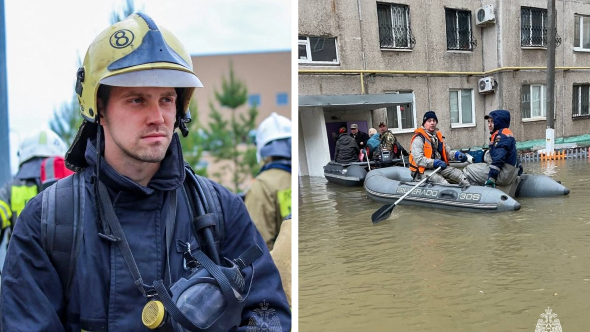 «Люди несут нам компоты, пирожки»: пермский пожарный рассказал, как спасают жителей затопленного Орска