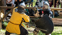 Средневековые наказания и бои на мечах: что кроме деревянных колодок и рыцарей привезли на «Княжий двор» — фоторепортаж