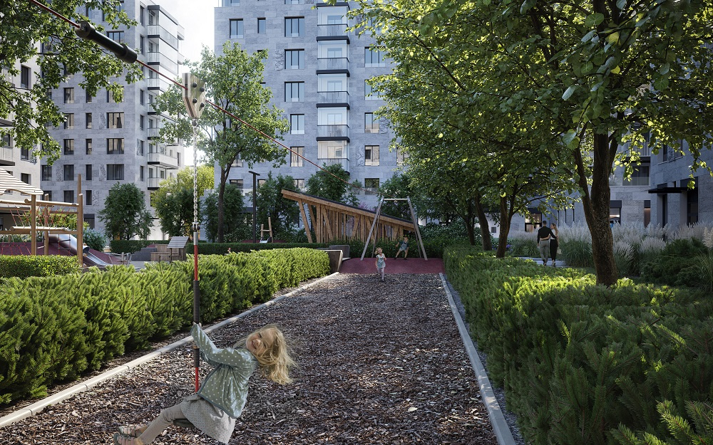 Во дворе «Черной речки, 41»* появится настоящий зиплайн