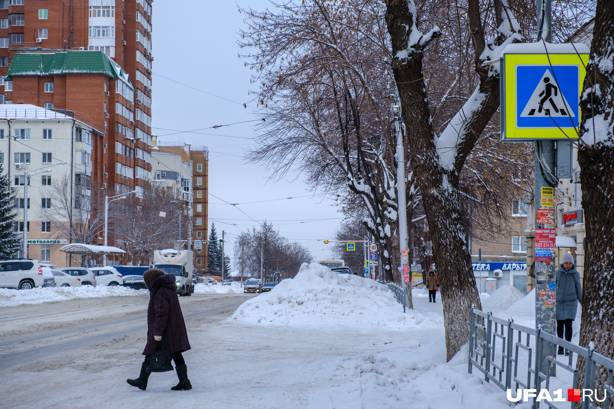 Ближе к концу улицы Ленина