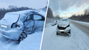 Сибирячка погибла в ДТП на заснеженной трассе — Toyota вылетела на встречную полосу