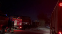 Крупный пожар на мебельной фабрике под Волгоградом