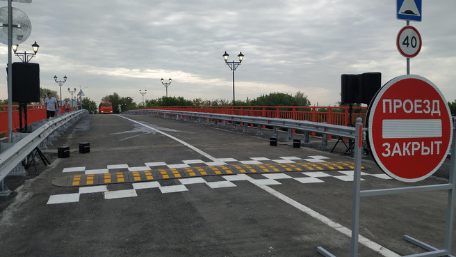 Из-за паводка в Кургане закрыли движение транспорта по Кировскому мосту