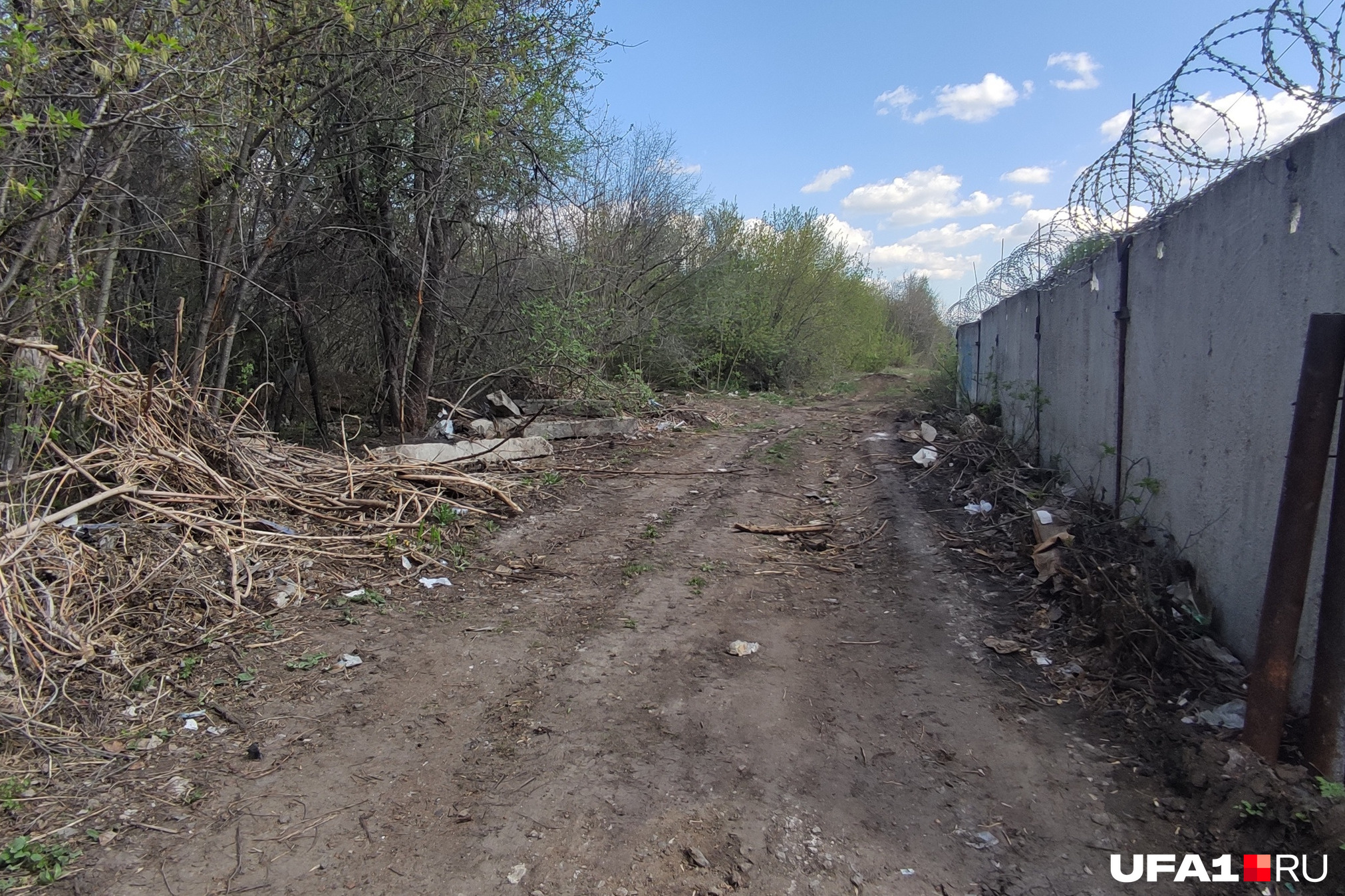 И снова косой забор с колючей проволокой, свалка и дорога в никуда — ну просто рай для настоящего панка