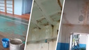 «Отпускать детей на уроки опасно»: Текслеру пожаловались на протекающую крышу школы на Южном Урале