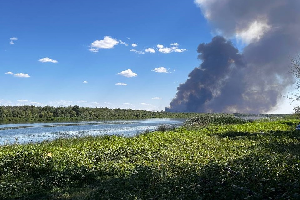 Населенным пунктам пока не угрожает: под Волгоградом горит лес в долине Дона