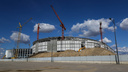 Масштабно и бетонно. Показываем, как сейчас выглядит ледовая арена за 15 млрд рублей в Нижнем Новгороде