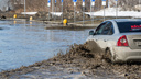 В Новосибирске подсчитали число затопленных дорог и домов